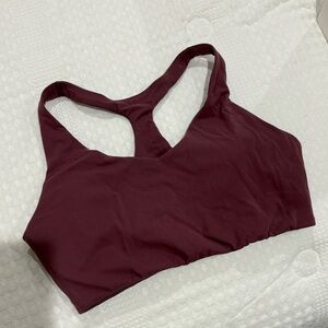 Elegant Maroon Sports Bra for Women